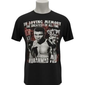 In Loving Memory Muhammad Ali Black Graphic Tee